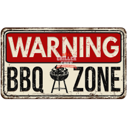 Warning BBQ Zone