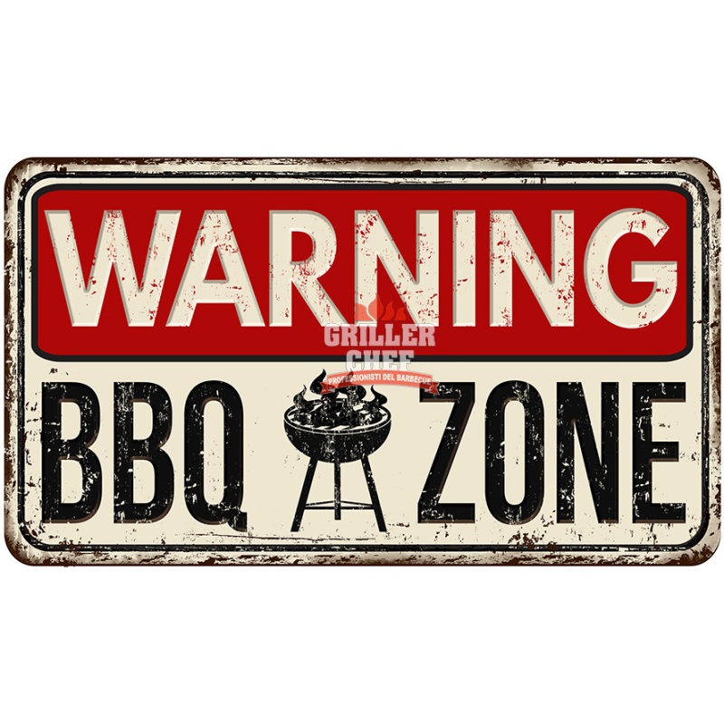 Warning BBQ Zone