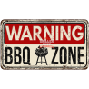 Warning BBQ Zone