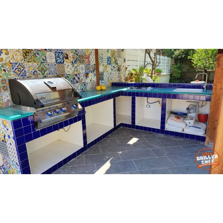 Cucina da esterno - Esempio 7 - grillerchef.it