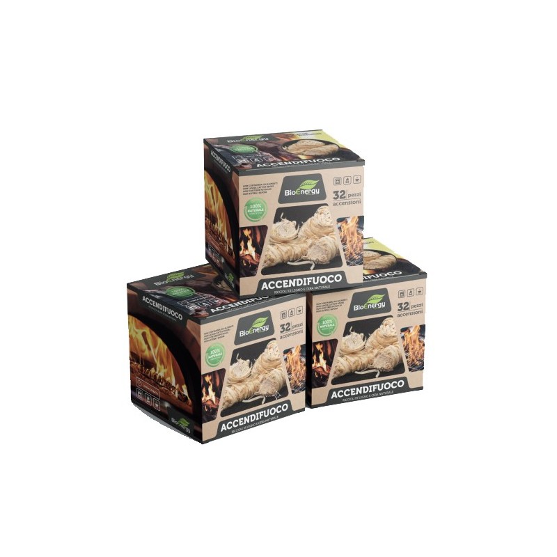 Accendifuoco ecologico BIOENERGY - grillerchef.it