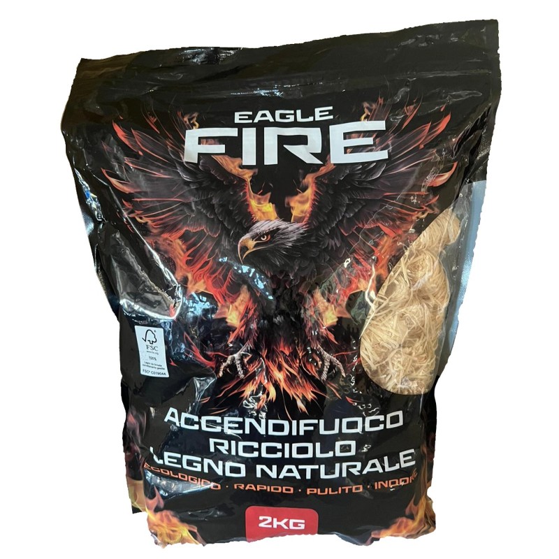 Accendifuoco riccioli EAGLE FIRE 2 kg. - grillerchef.it