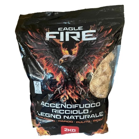 Accendifuoco riccioli EAGLE FIRE 2 kg. - grillerchef.it