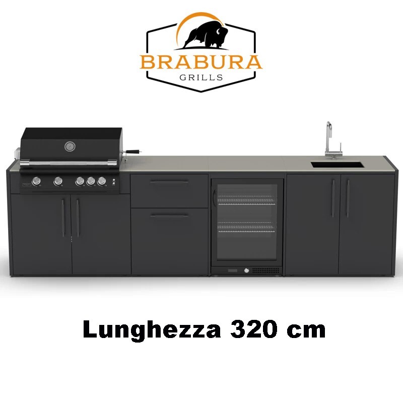 CUCINA DA ESTERNO BRABURA KC.C055 - grillerchef.it