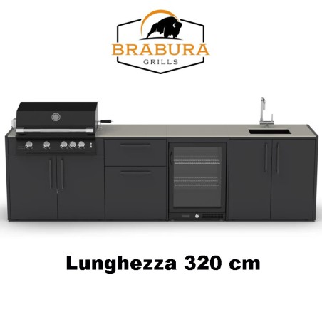 CUCINA DA ESTERNO BRABURA KC.C055 - grillerchef.it