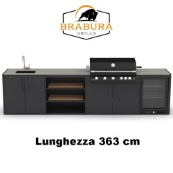 CUCINA DA ESTERNO BRABURA KC.C064 - grillerchef.it