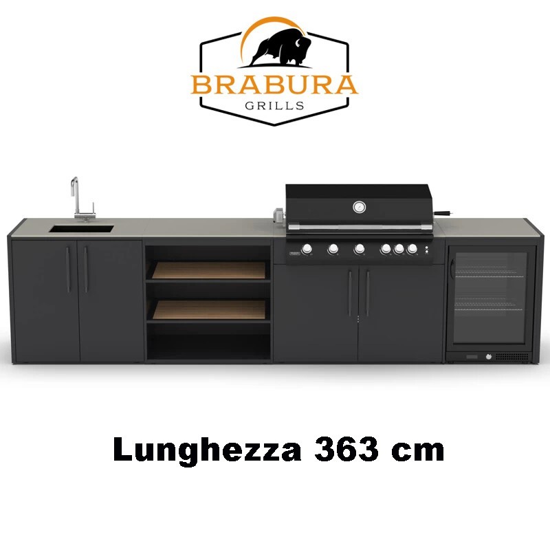 CUCINA DA ESTERNO BRABURA KC.C064 - grillerchef.it