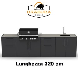 CUCINA DA ESTERNO BRABURA KC.C065 - grillerchef.it