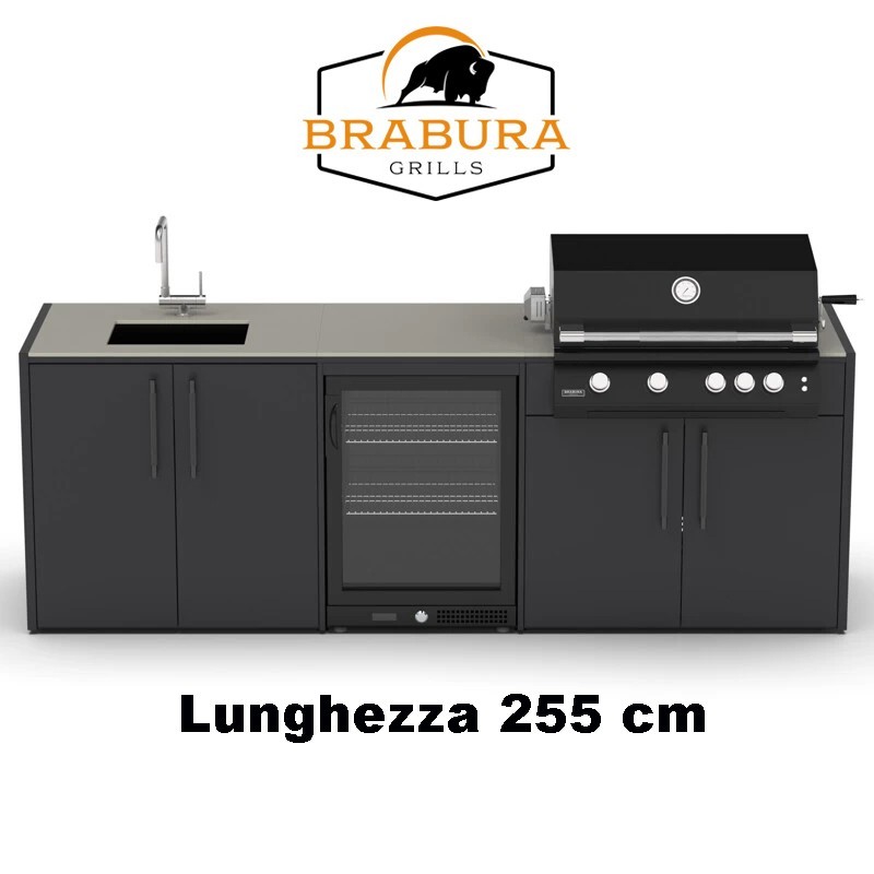 CUCINA DA ESTERNO BRABURA KC.C068 - grillerchef.it