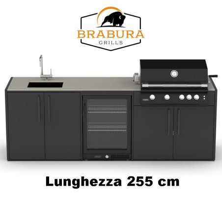 CUCINA DA ESTERNO BRABURA KC.C068 - grillerchef.it
