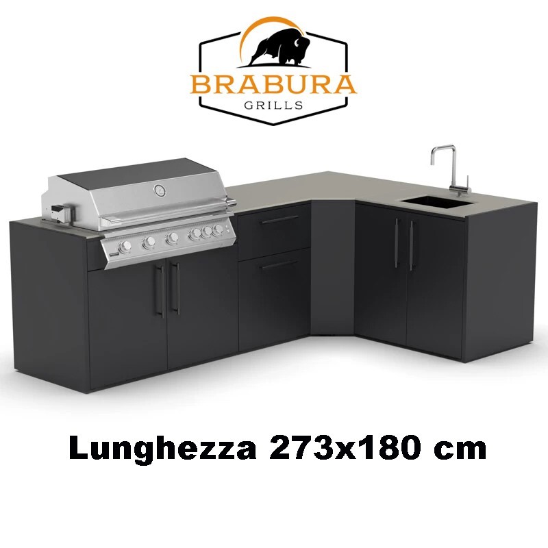 CUCINA DA ESTERNO BRABURA KC.C061 - grillerchef.it