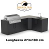 CUCINA DA ESTERNO BRABURA KC.C061 - grillerchef.it