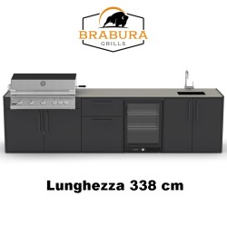 CUCINA DA ESTERNO BRABURA KC.C060 - grillerchef.it