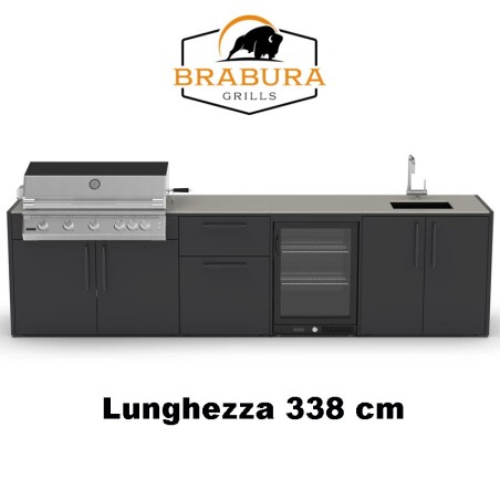 CUCINA DA ESTERNO BRABURA KC.C060 - grillerchef.it