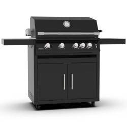 Brabura Barbecue a gas Fusion 400 RM nero carrellato - grillerchef.it