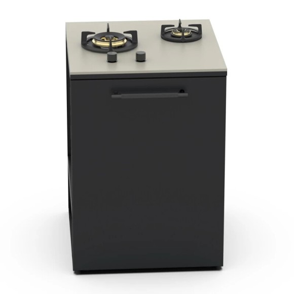 BRABURA MODULO FORNELLI 2 FUOCHI - grillerchef.it