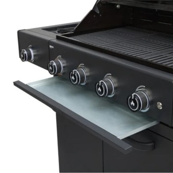Prime G4S 4 Burner - Barbecue a gas con fornello laterale