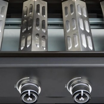 Prime G4S 4 Burner - Barbecue a gas con fornello laterale