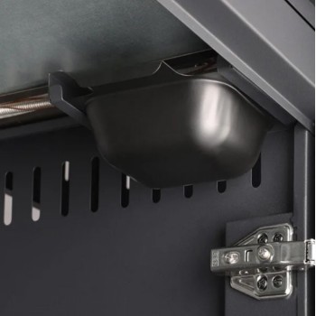 Prime G4S 4 Burner - Barbecue a gas con fornello laterale