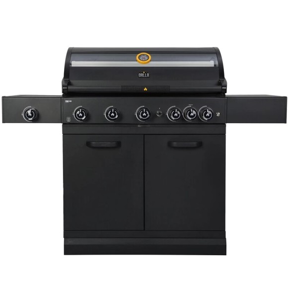Prime G4S 5 Burner - Barbecue a gas con fornello laterale