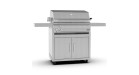 Brabura Barbecue a carbone EMBER 800 inox carrellato