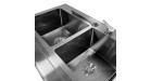 MODULAR TOP LINE ALLGRILL LAVELLO DOPPIO SERIE CHEF